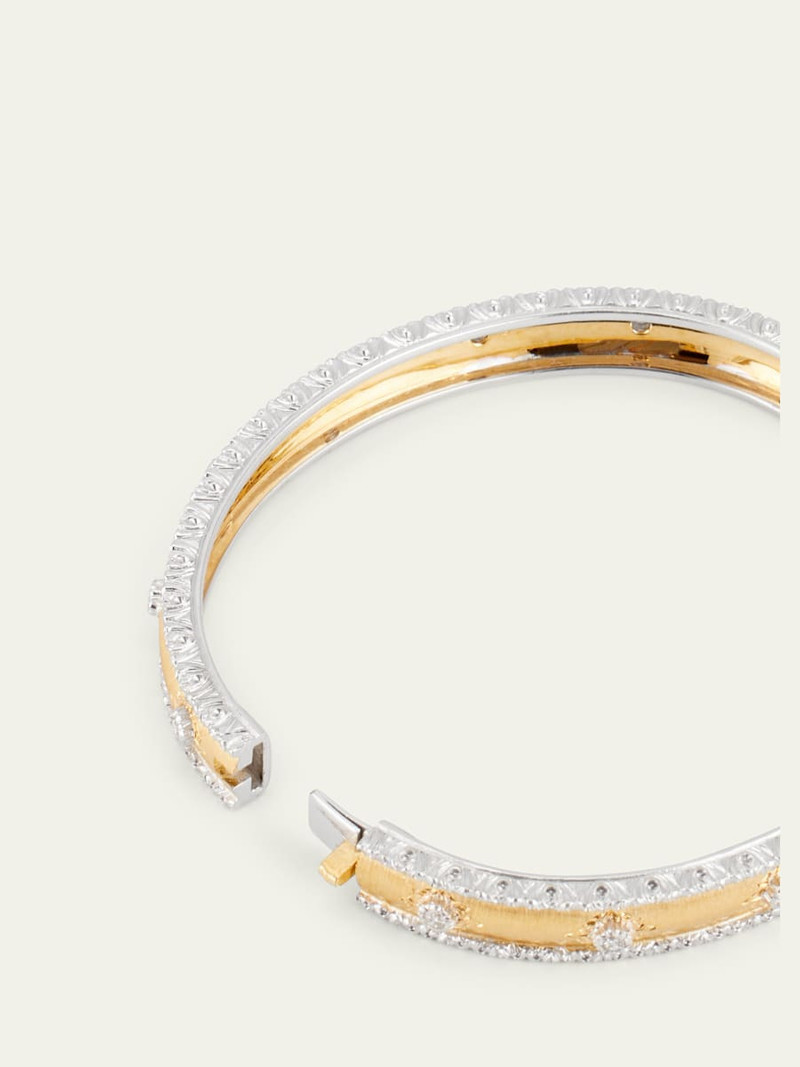 Buccellati Fusi 18k Gold Bracelet With Diamonds outlook