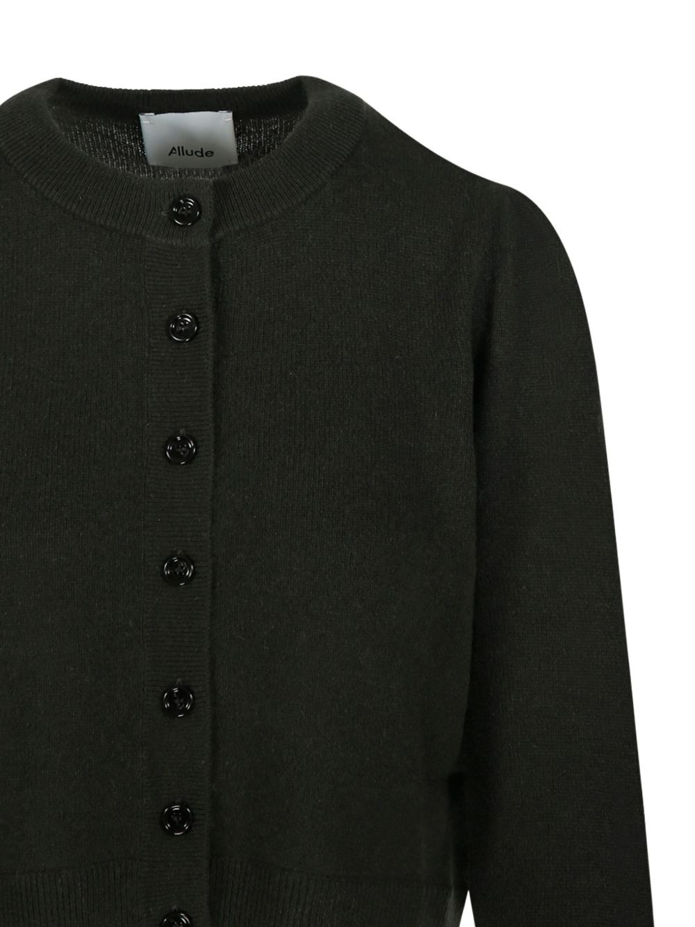 puff-sleeve cardigan - 4
