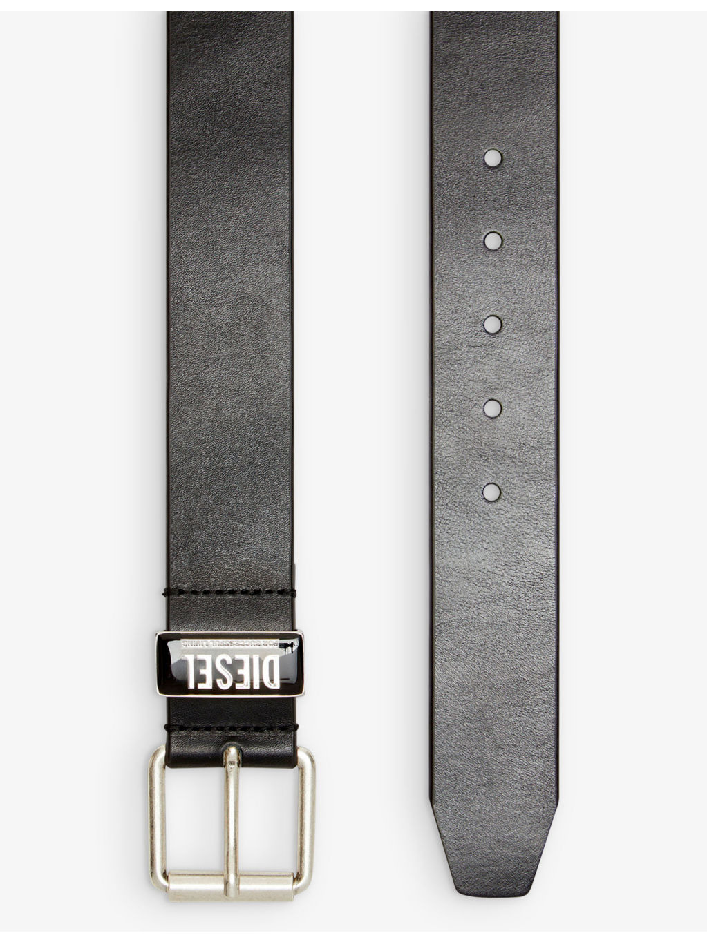 Logo-embellished leather belt - 2