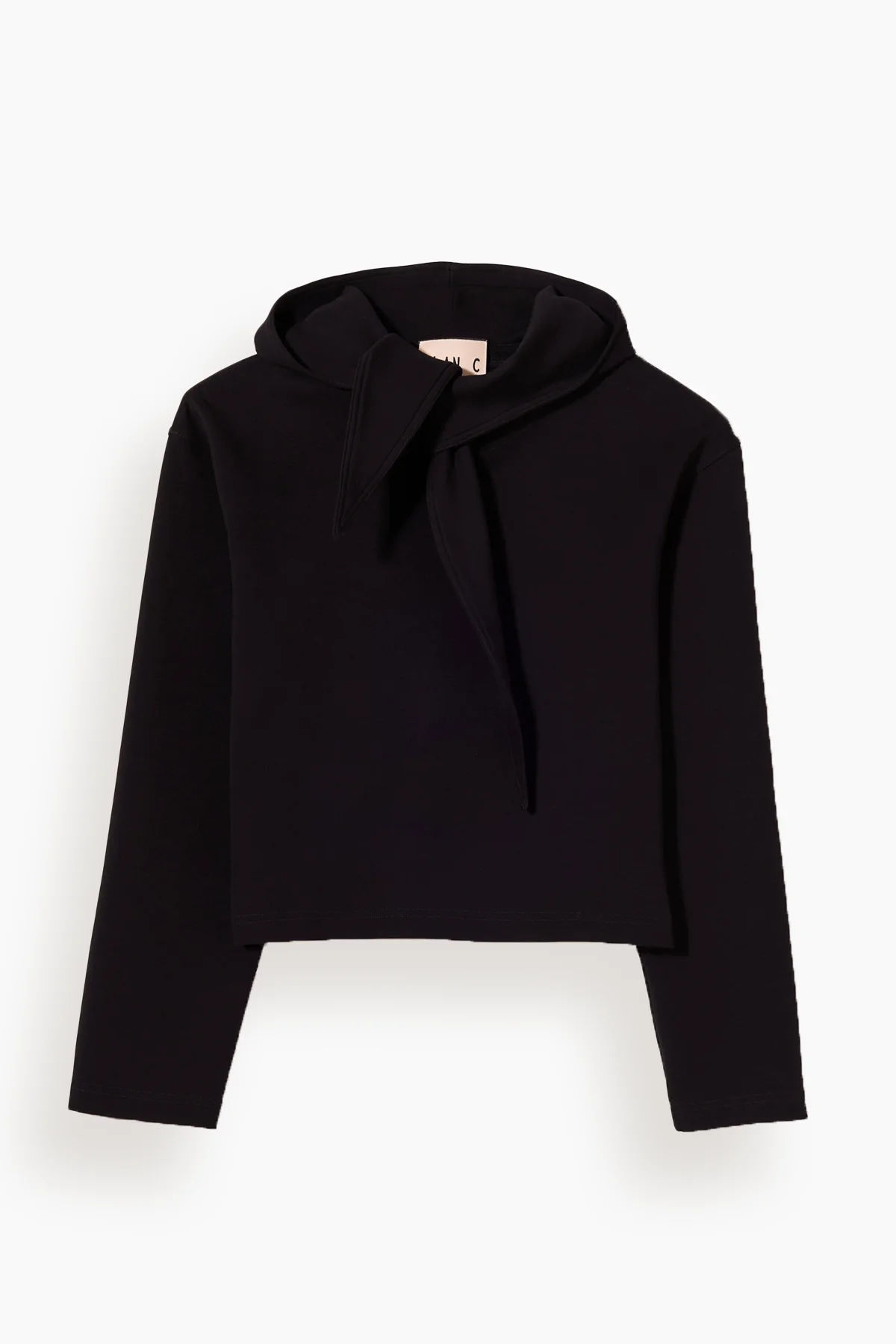 Hooded Sweatshirt in Black - 1
