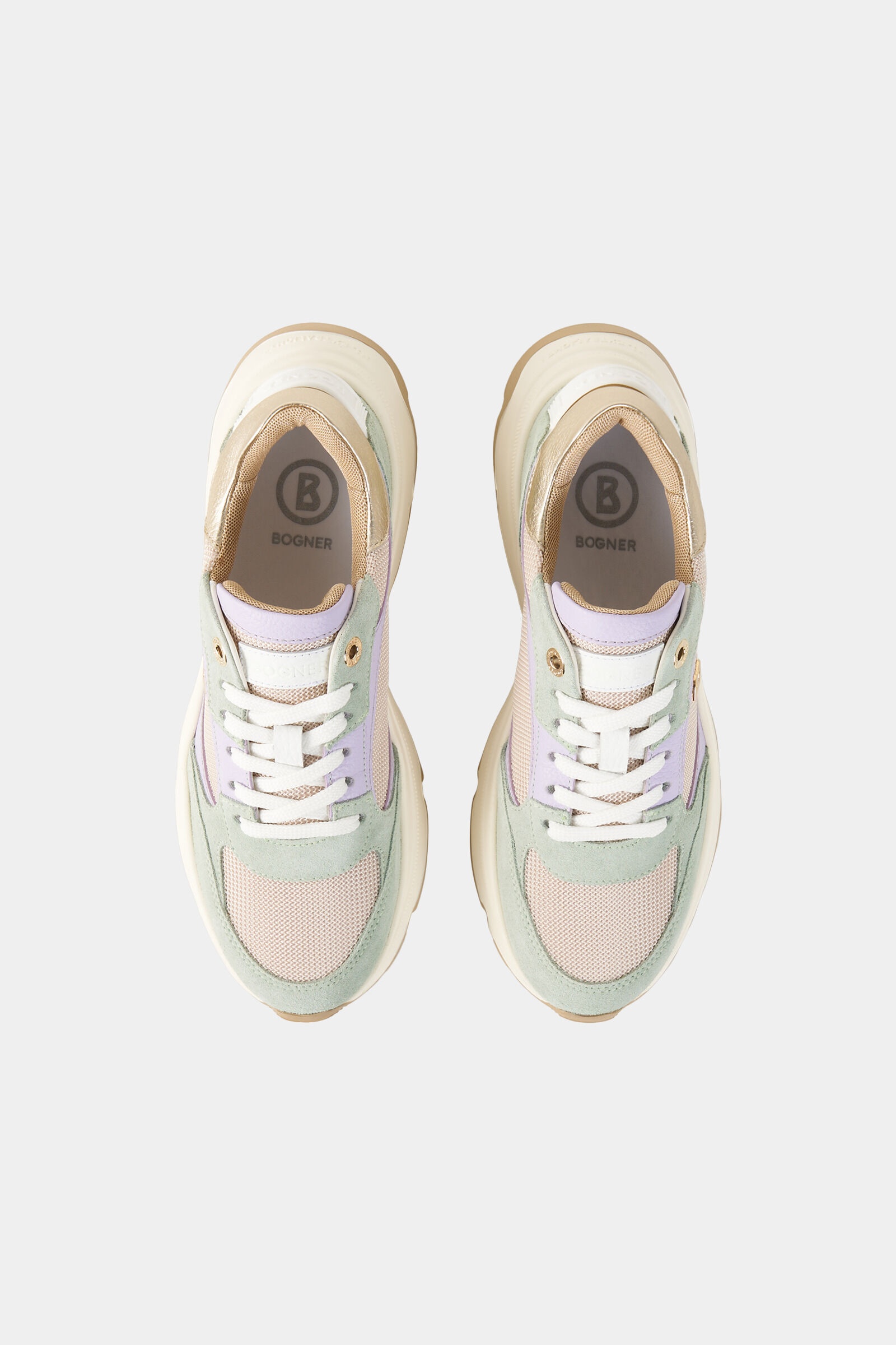 Kobe sneaker in Mint/lilac/beige - 6