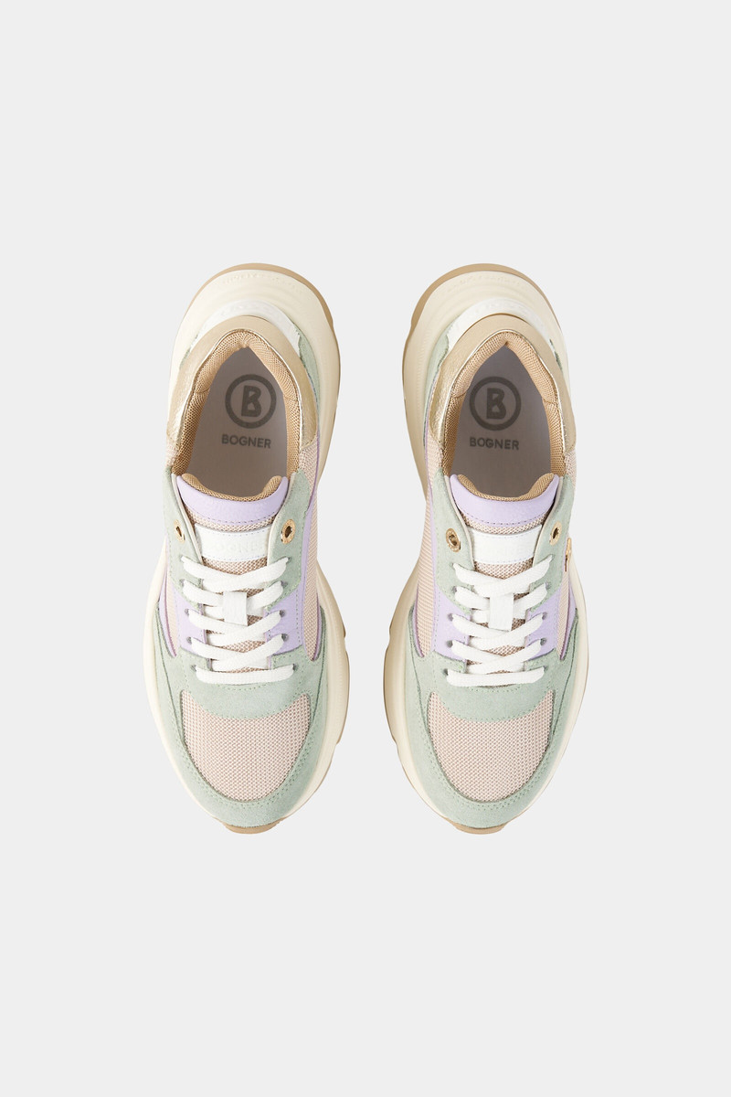 Kobe sneaker in Mint/lilac/beige 6