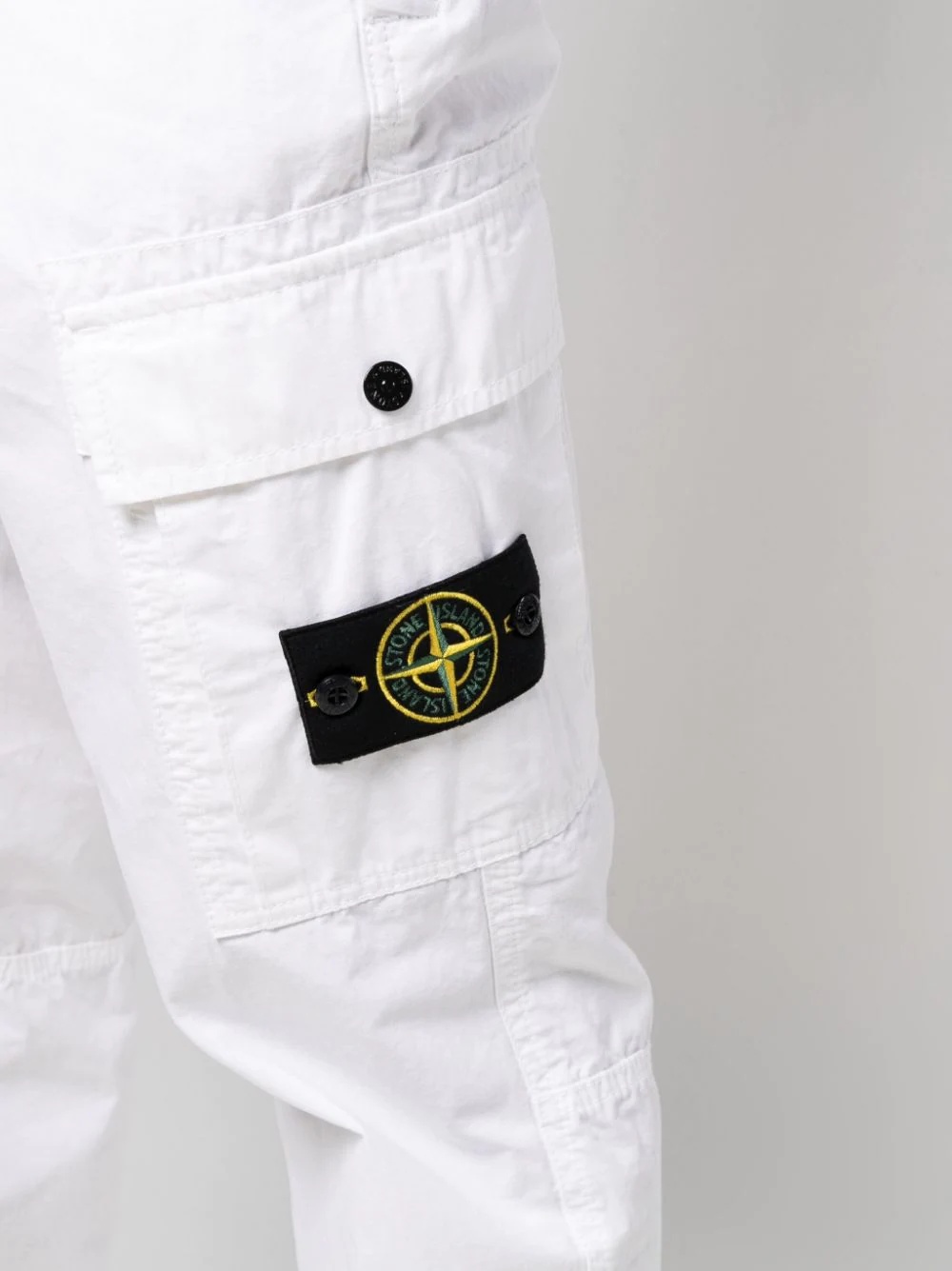 Compass-patch cargo trousers - 5