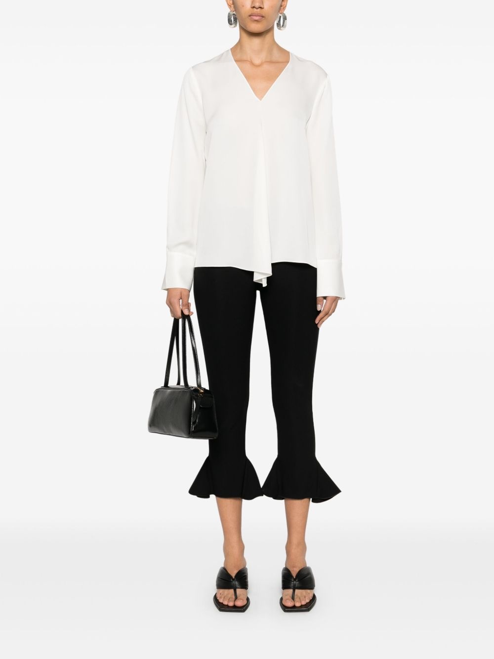 silk georgette blouse - 2
