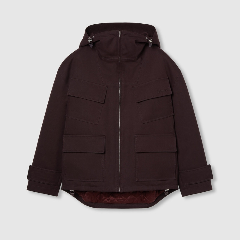 Extra fine cotton bomber jacket 1