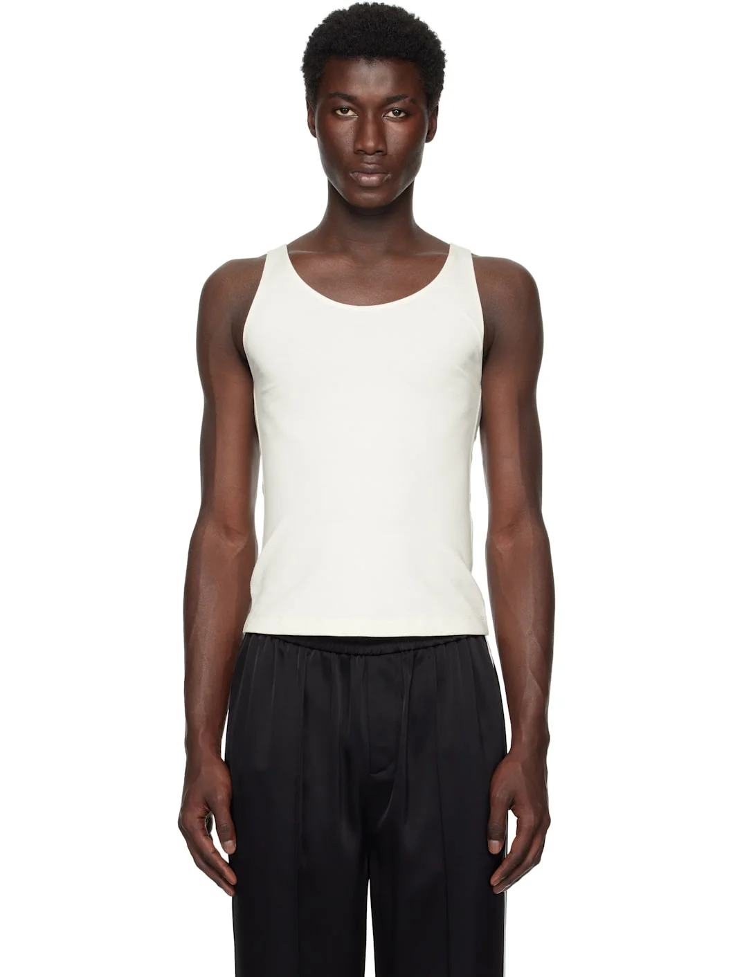 Off-White Han Open Back Tank Top - 1