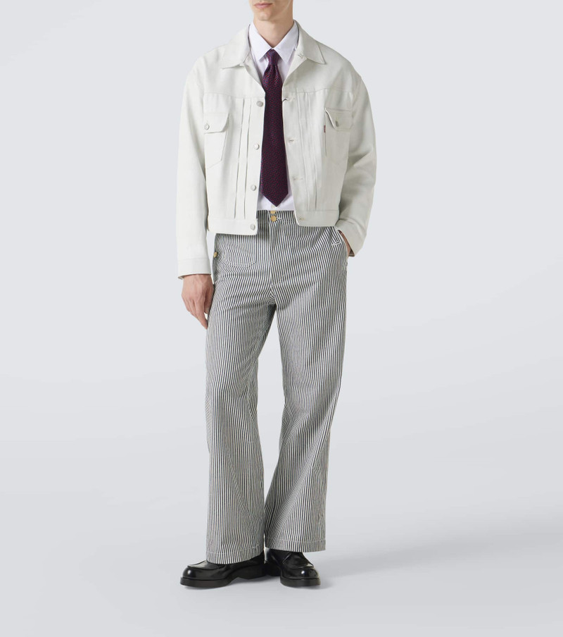 Junya Watanabe MAN x Carhartt striped cotton straight pants outlook