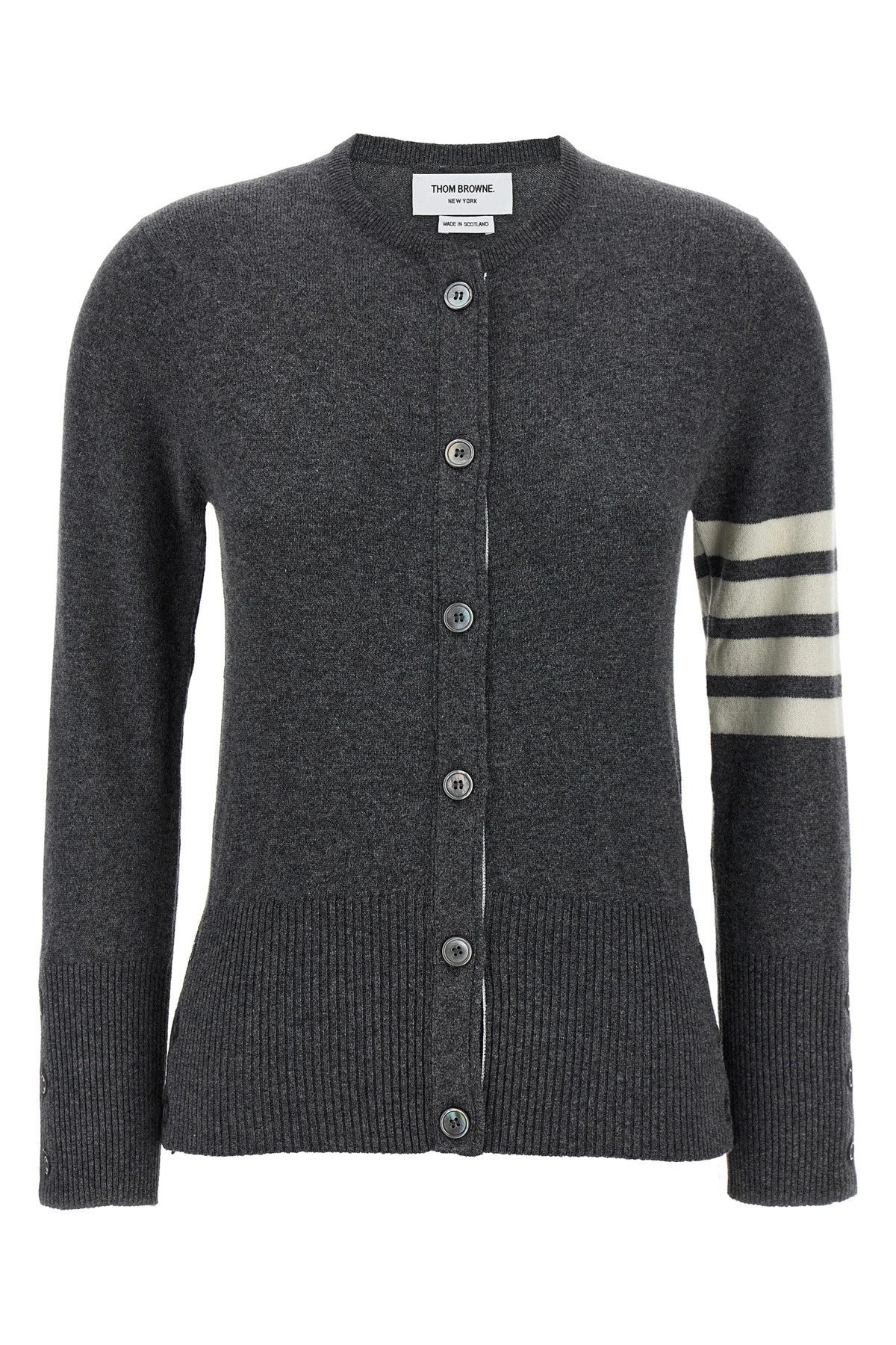 Thom Browne Women 'Classic Cashmere 4-Bar' Cardigan - 1