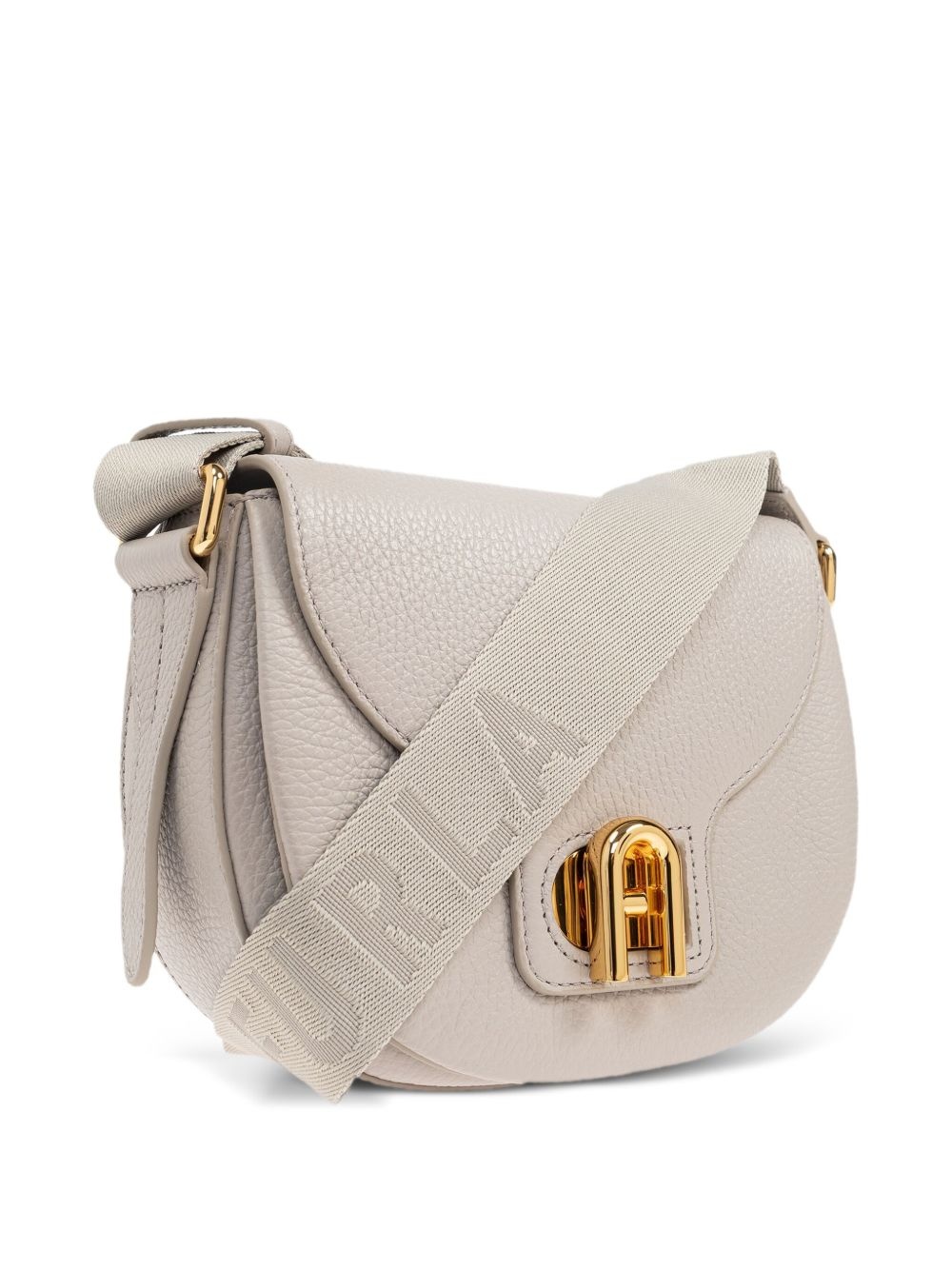 Lotus leather logo-strap mini bag - 3