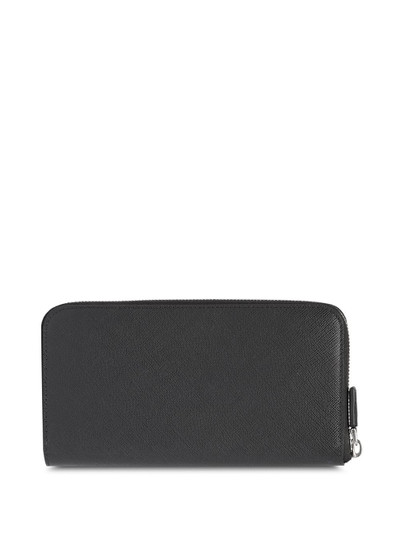 Prada logo plaque wallet outlook