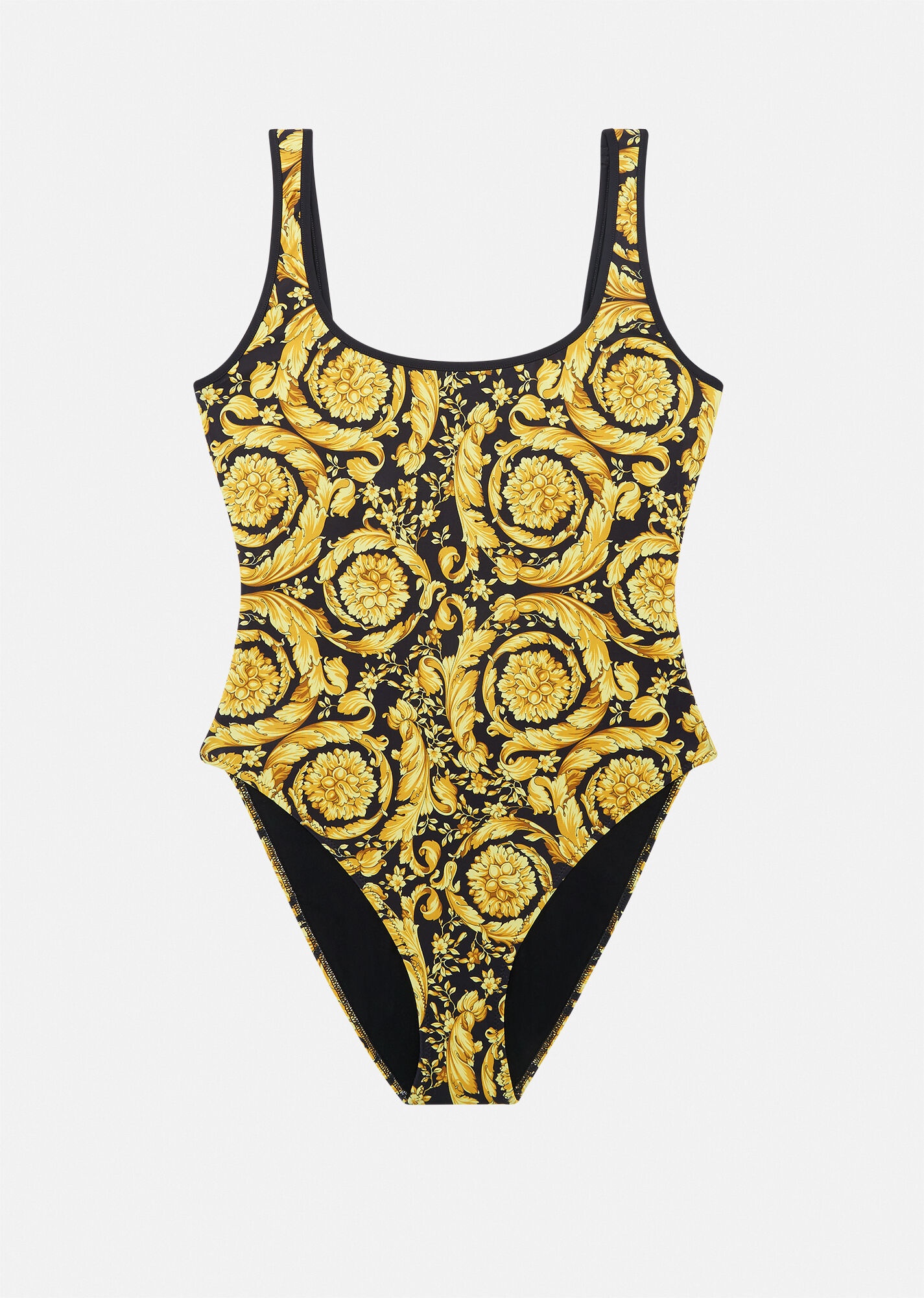 Barocco Print One-Piece Swimsuit - 1