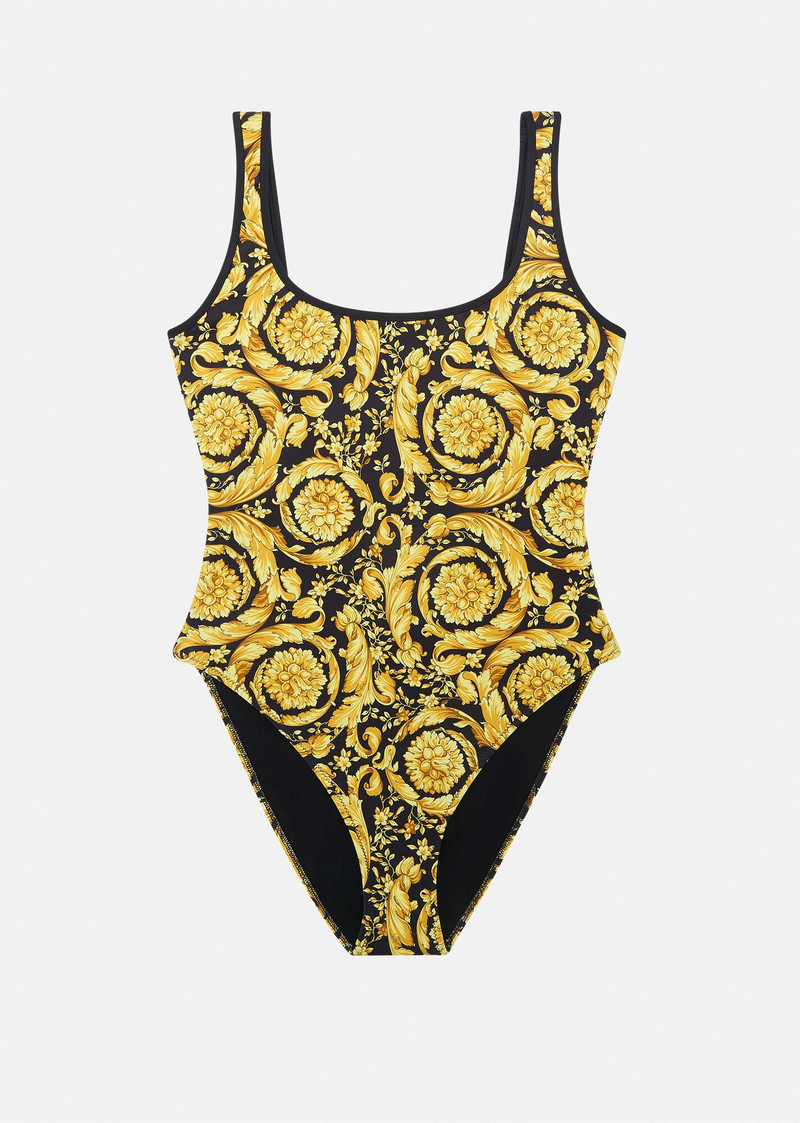 Barocco Print One-Piece Swimsuit 1