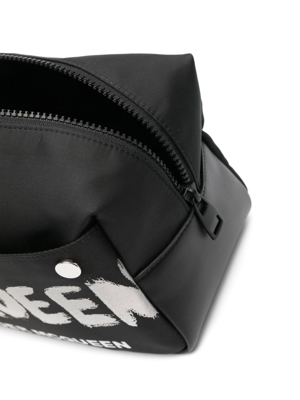 logo-print wash bag - 3