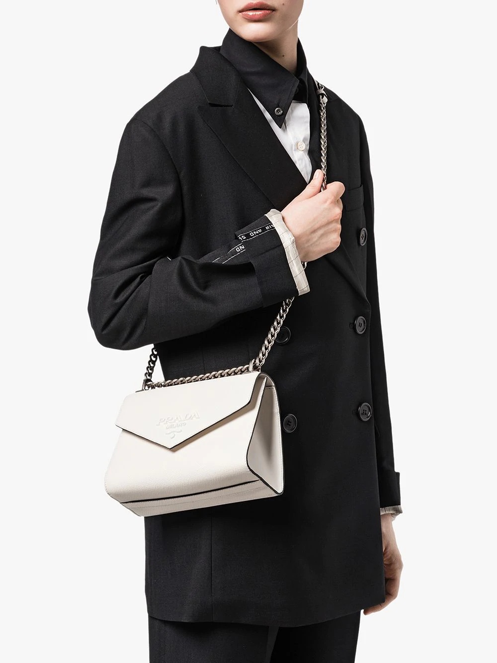 Prada Monochrome Saffiano leather bag - 2