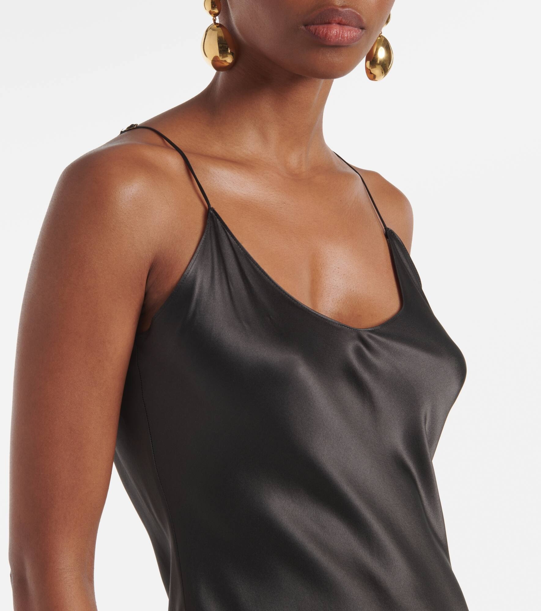Silk slip dress - 4