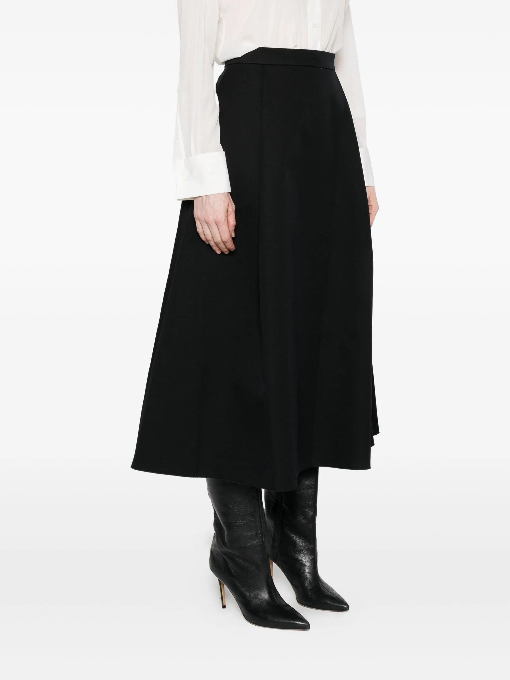 Barena Button-detail Pleated Skirt - 2