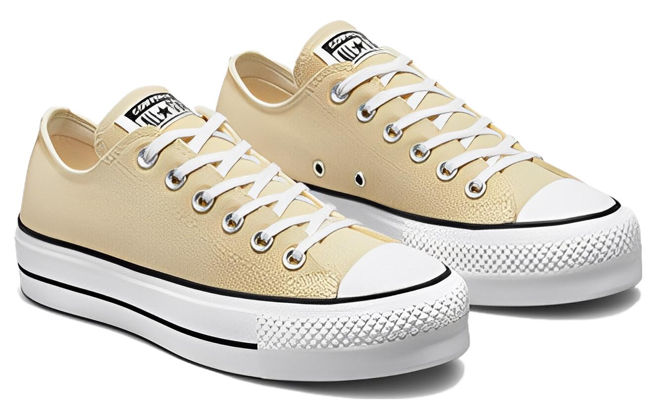 (WMNS) Converse Chuck Taylor All Star Lift Platform Canvas Low 'Oat Milk' A03542C - 3