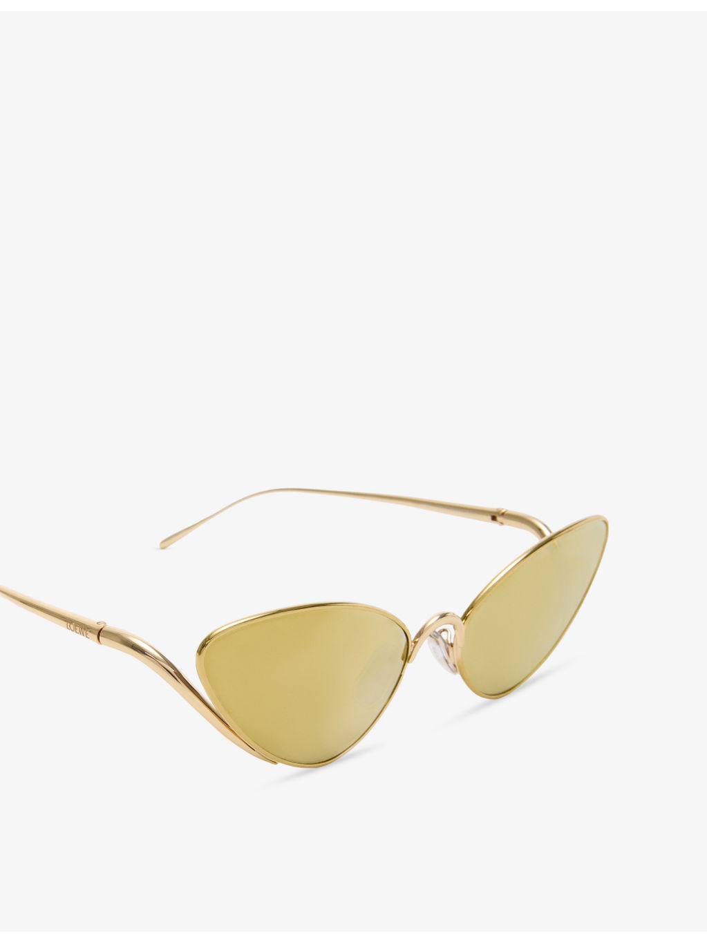 Shooting Star Cat-Eye Frame Metal Sunglasses - 4