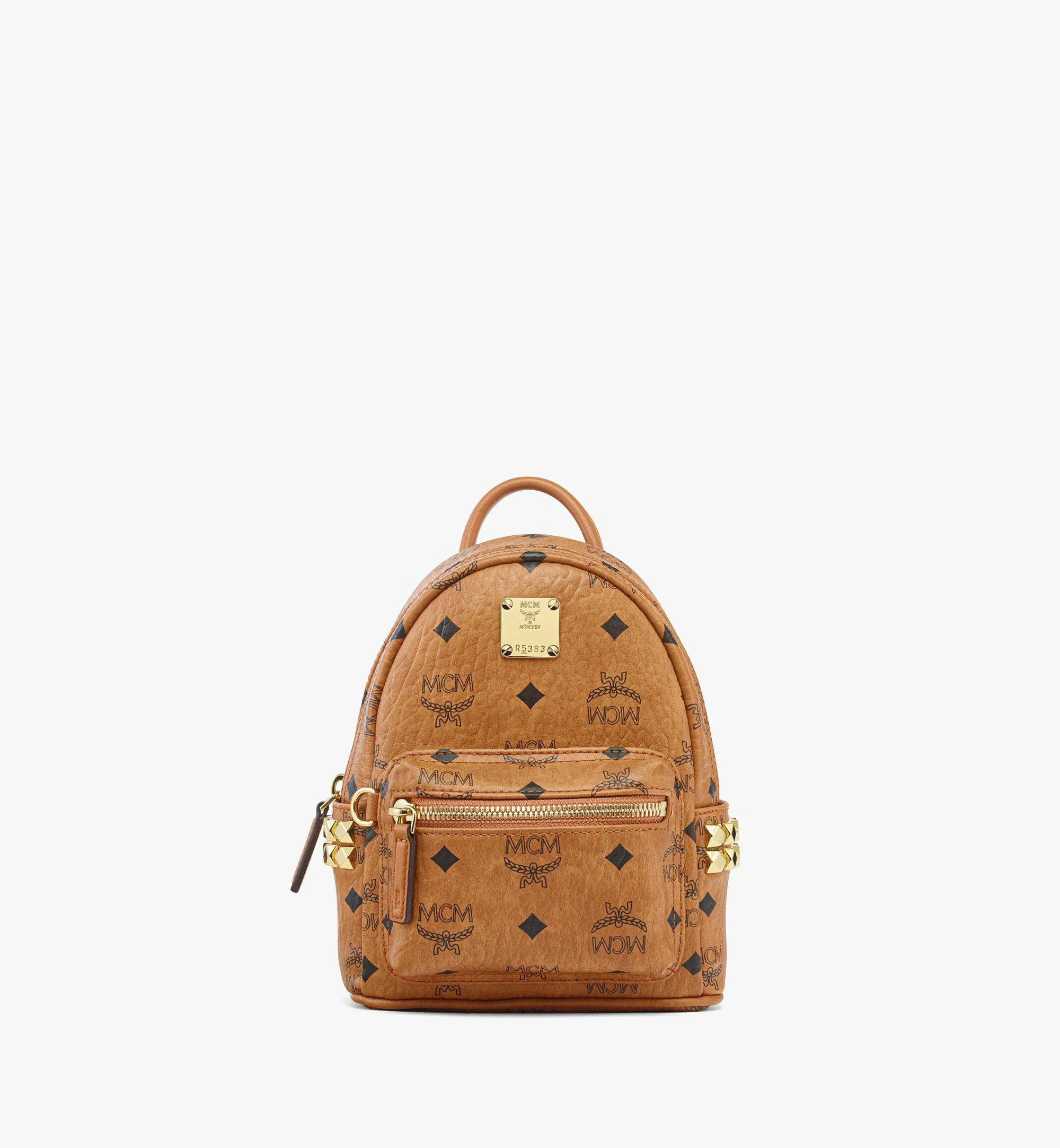 Stark Bebe Boo Side Studs Backpack in Visetos - 1