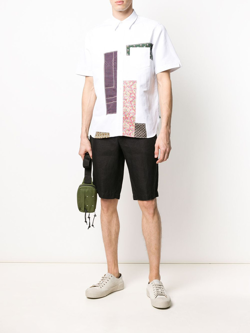 Junya Watanabe MAN knee-length cargo shorts outlook