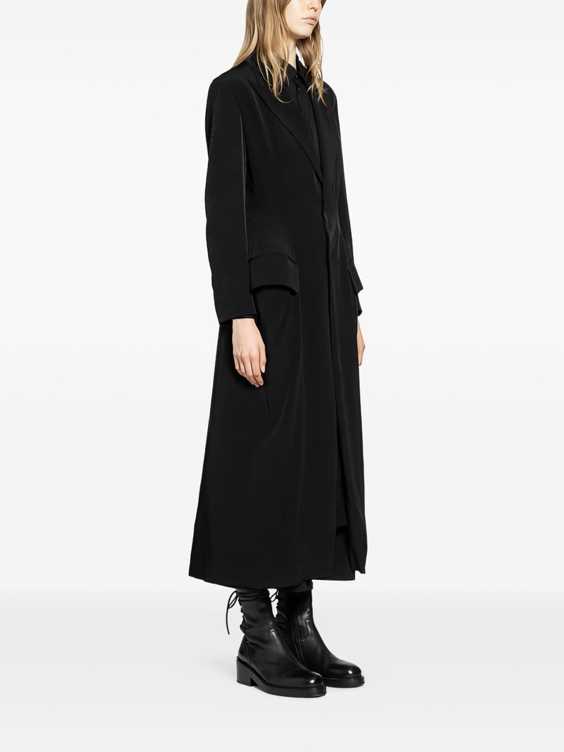 lace-up long coat 3