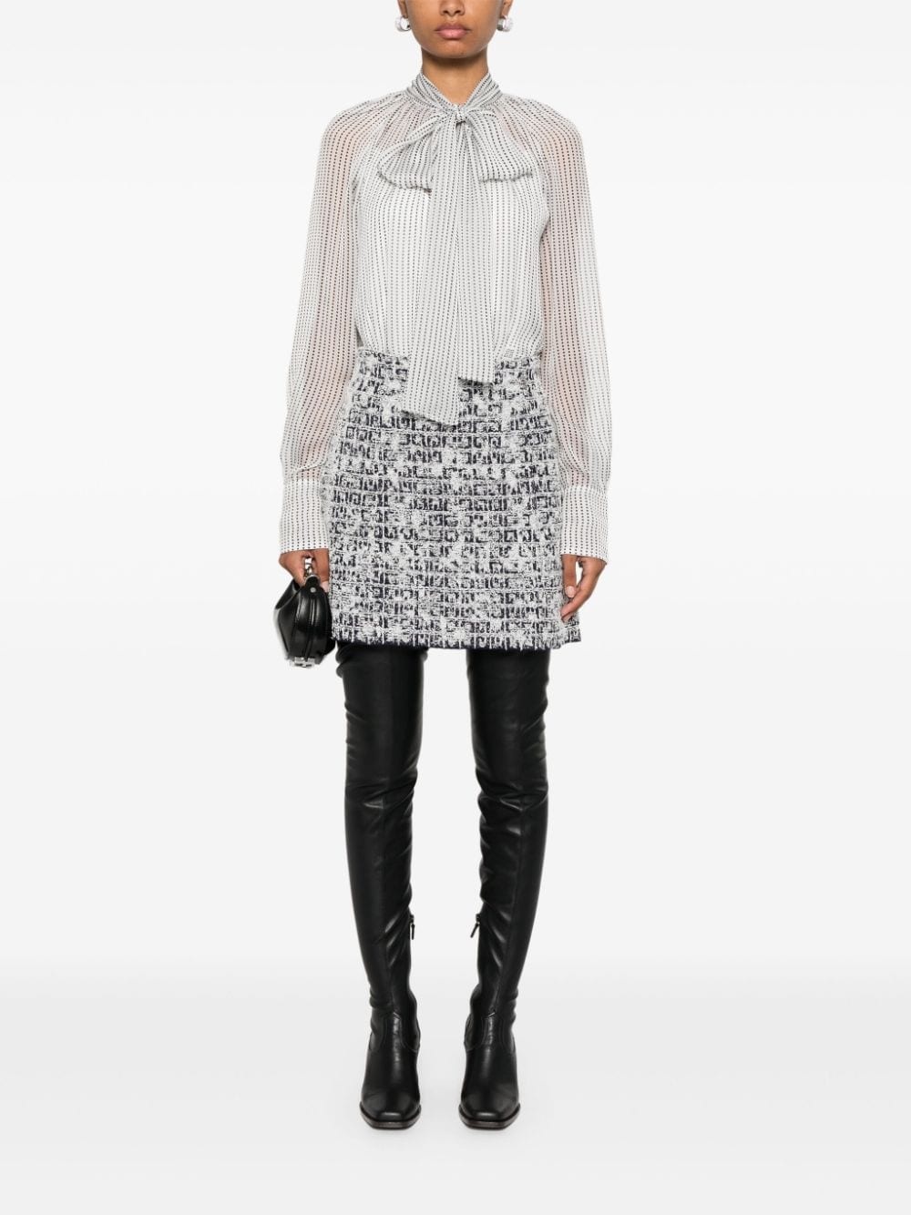 4G tweed skirt - 2