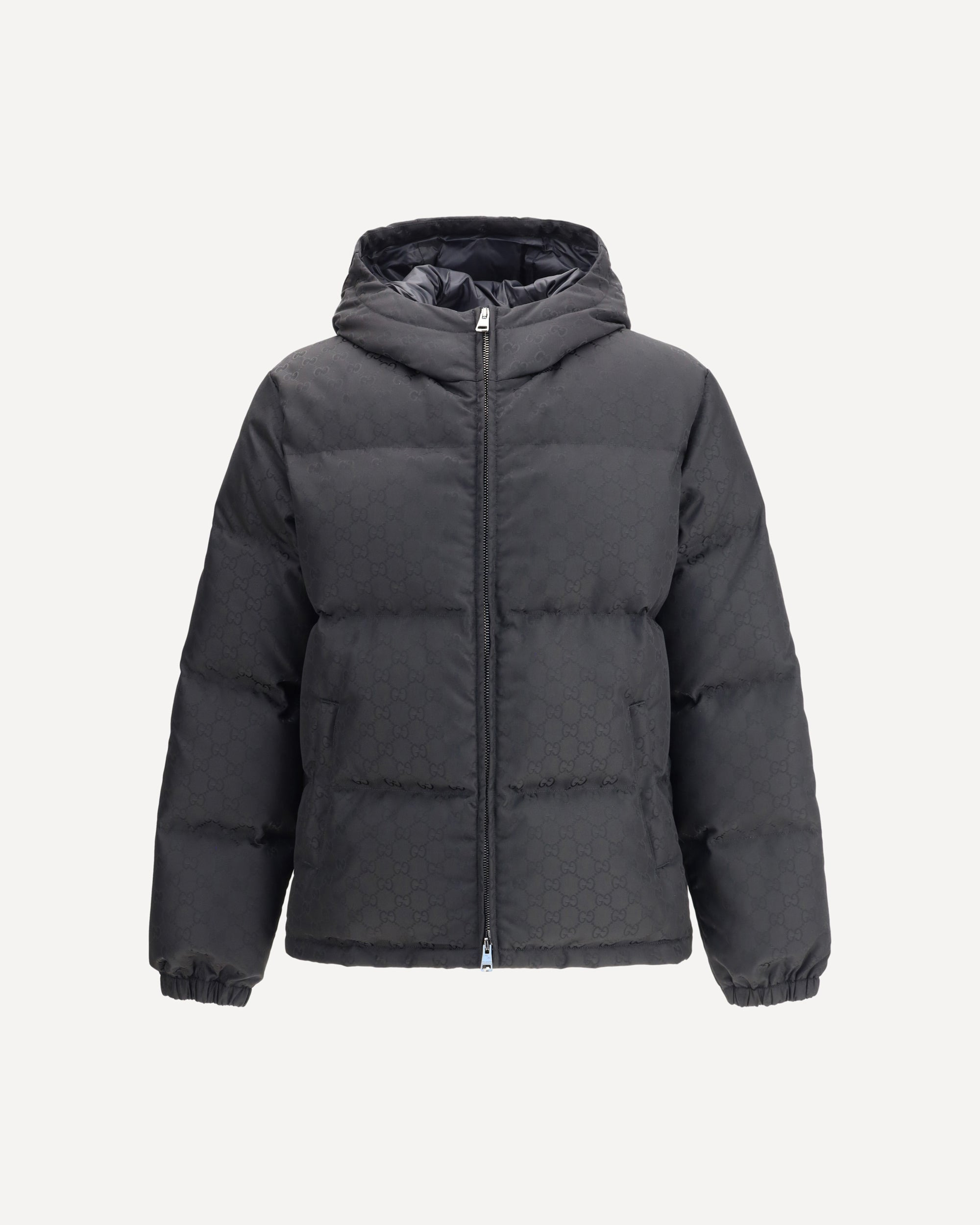 GG patterned padded Down Jacket - 1