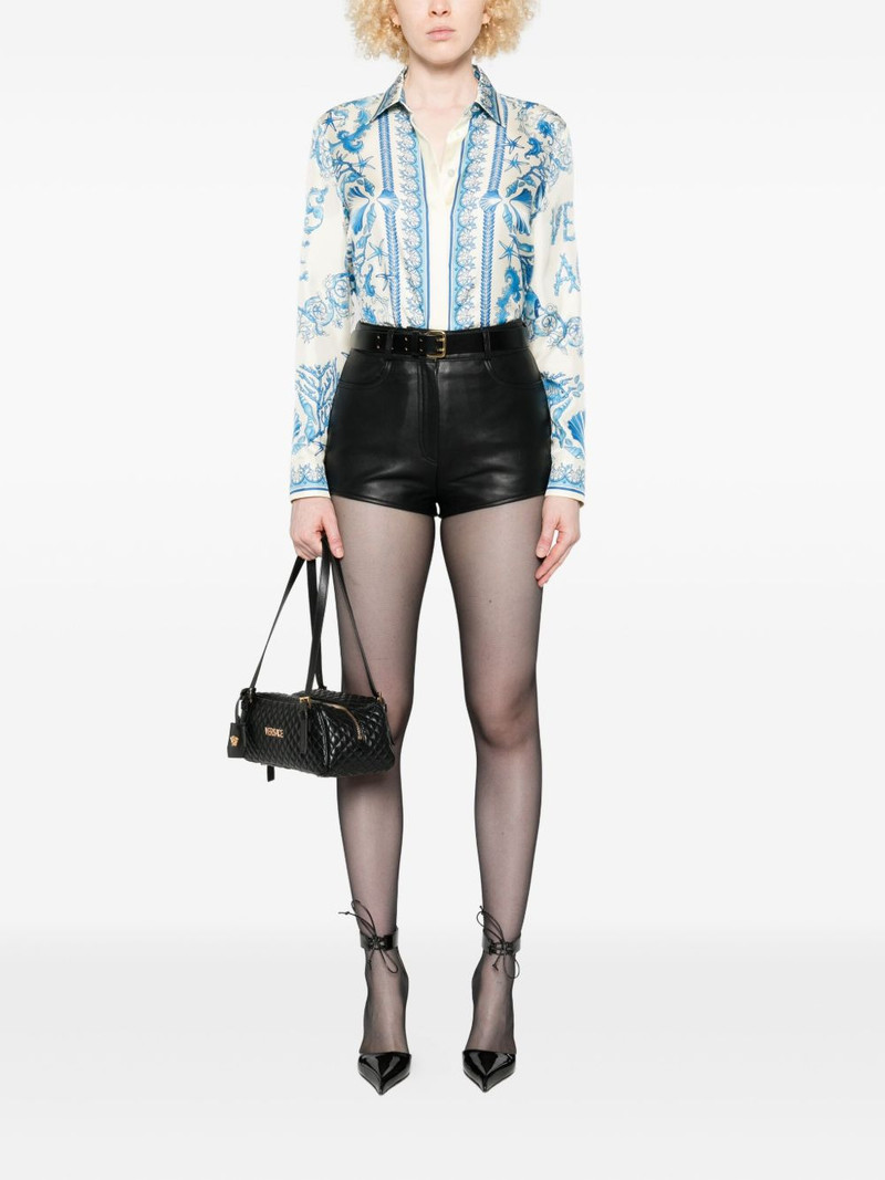 VERSACE seashell-print shirt outlook