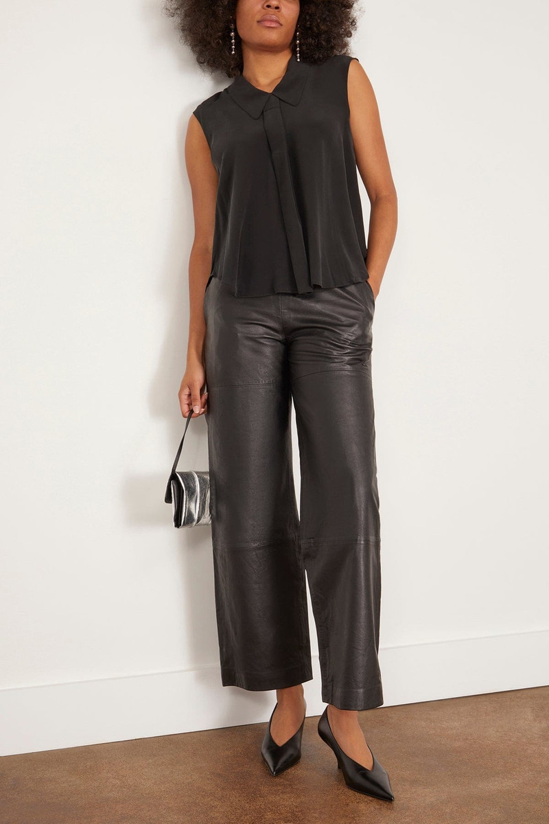RACHEL COMEY Duston Top in Black outlook
