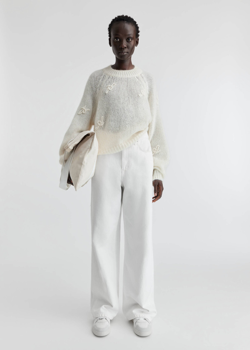 Axel Arigato Greys Embroidered Sweater outlook