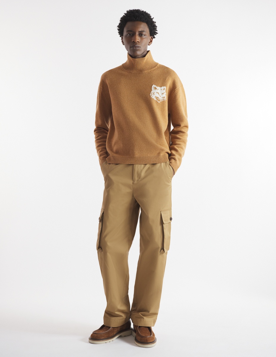 FOX HEAD INTARSIA COMFORT HIGH NECK JUMPER - 2