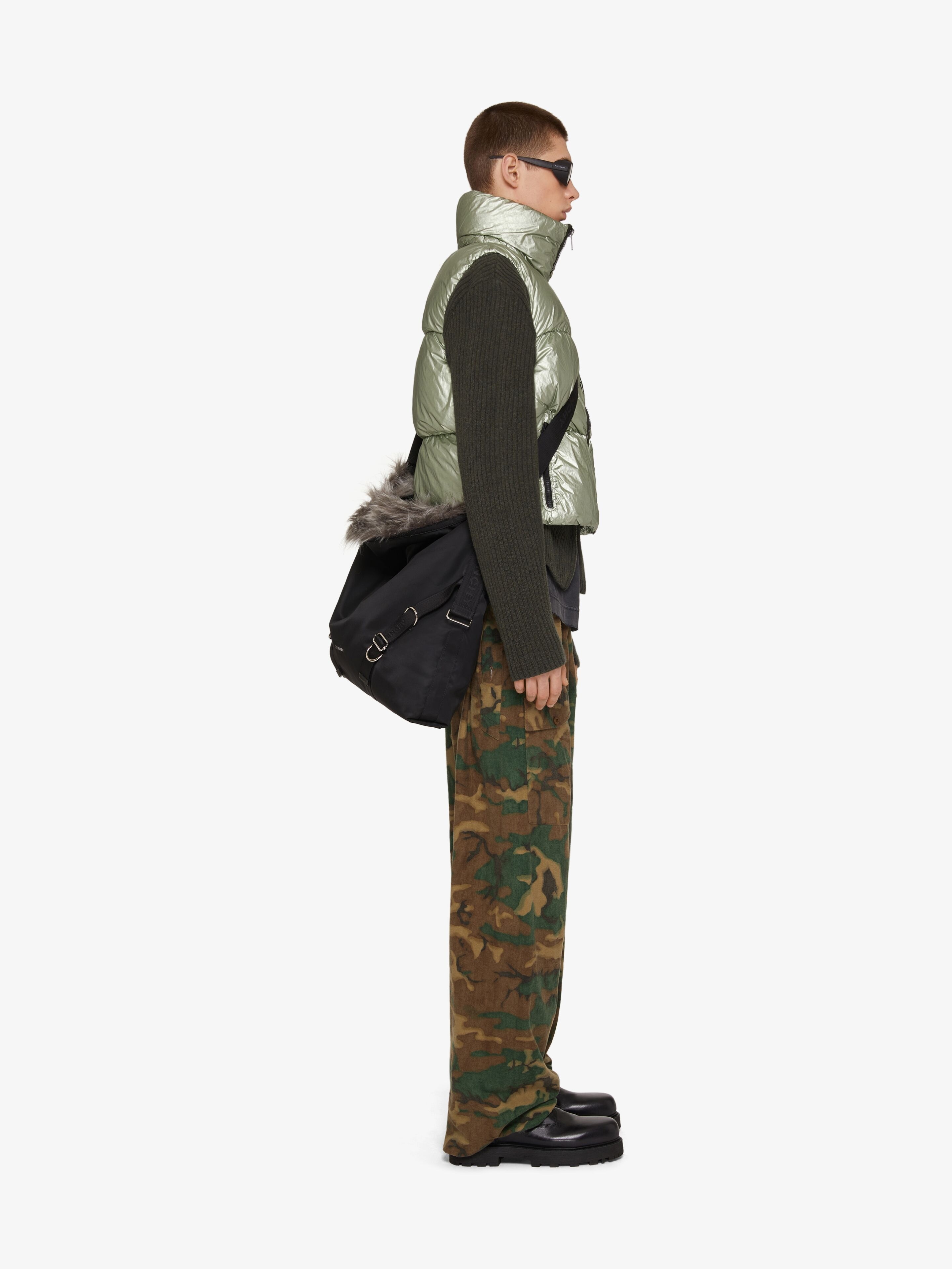 LAMINATED SLEEVELESS PUFFER - 3