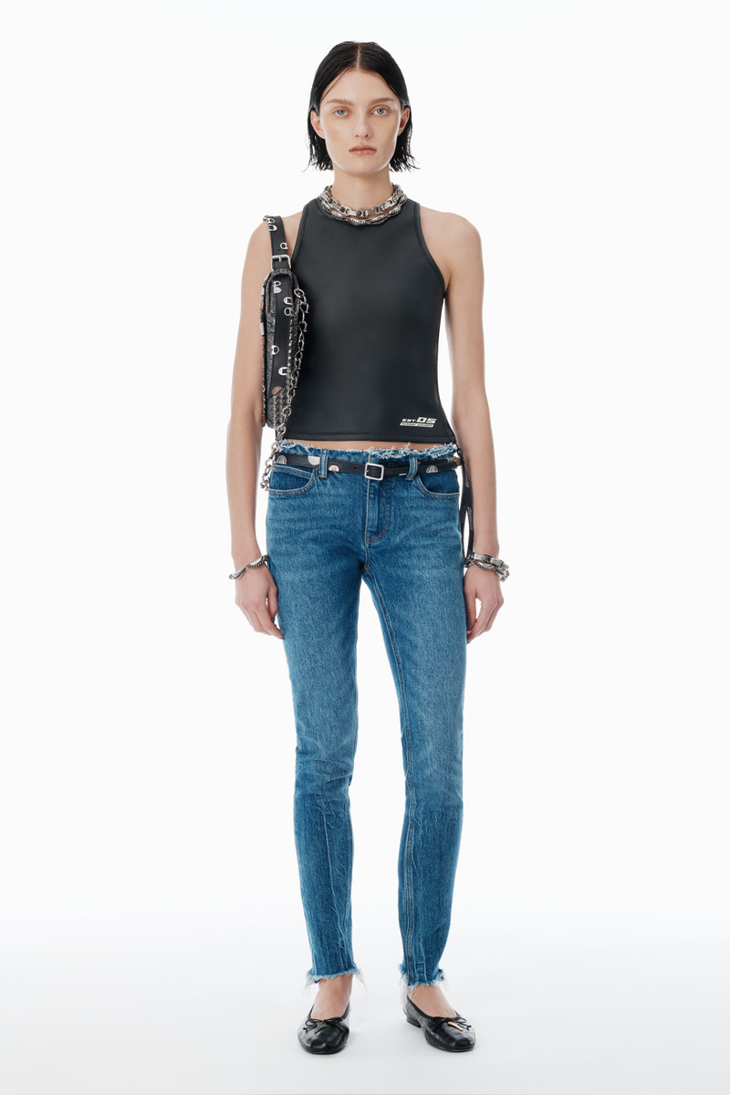 Alexander Wang Black Scuba Tank Top outlook