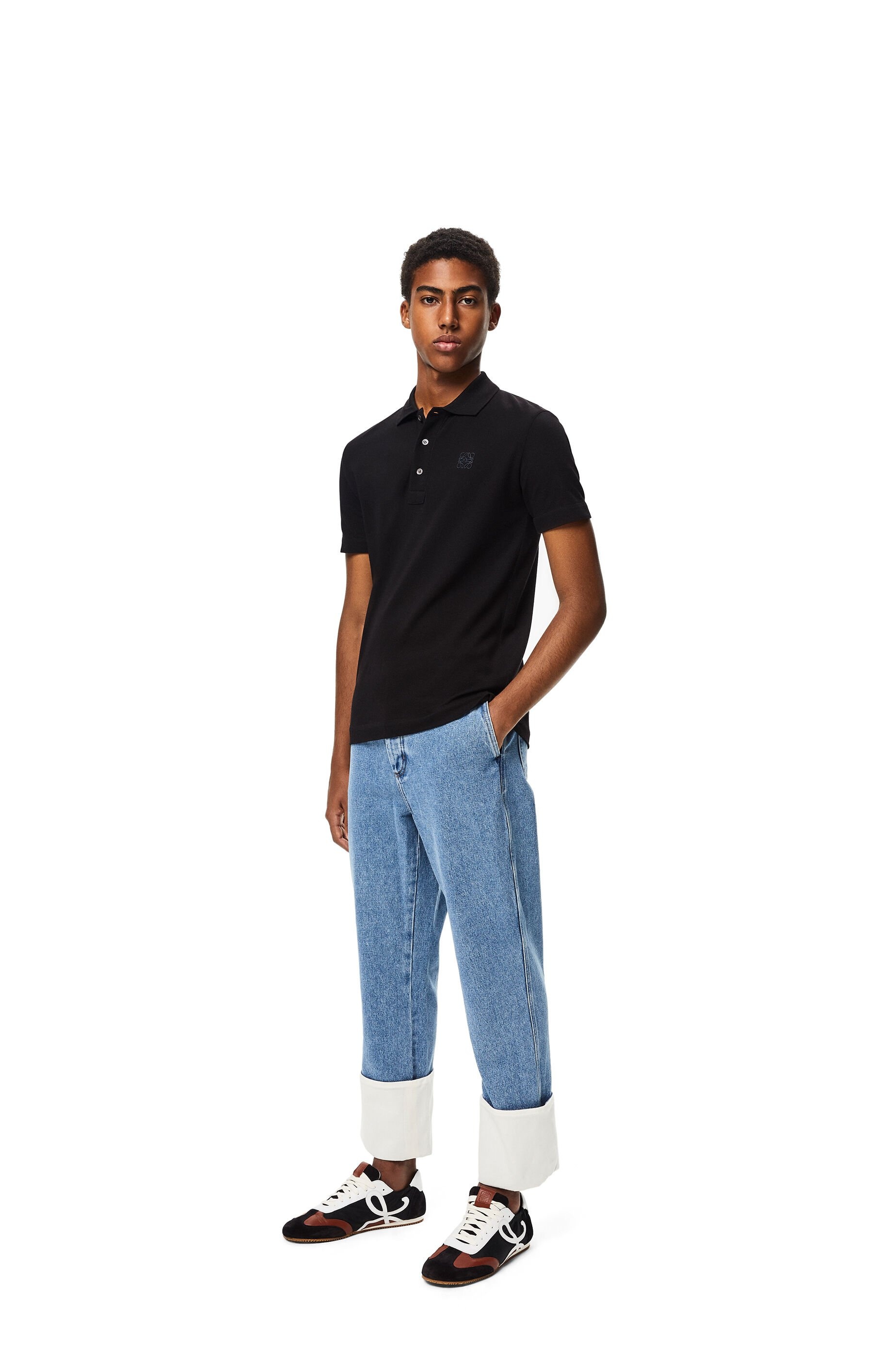 Fisherman stonewash jeans in cotton - 2