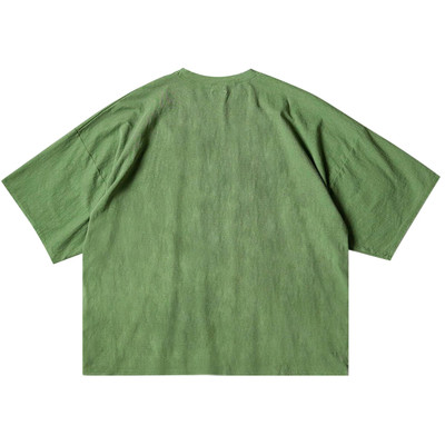 Kapital Kapital Denim Repair Huge Jersey T-Shirt 'Green' outlook