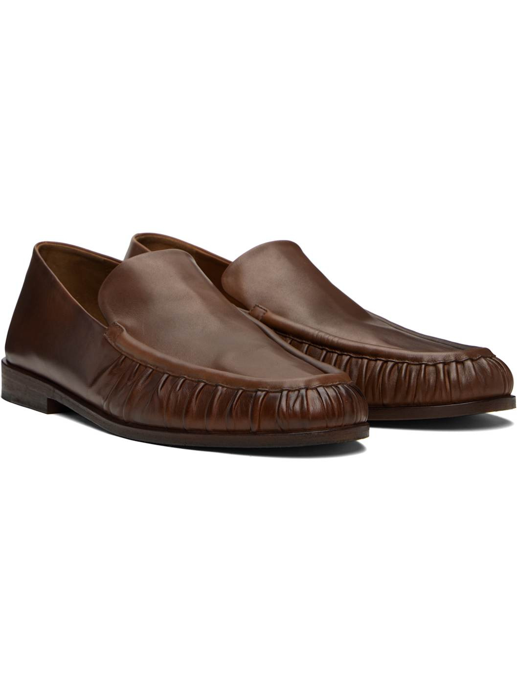 Brown Mocassino Loafers - 4