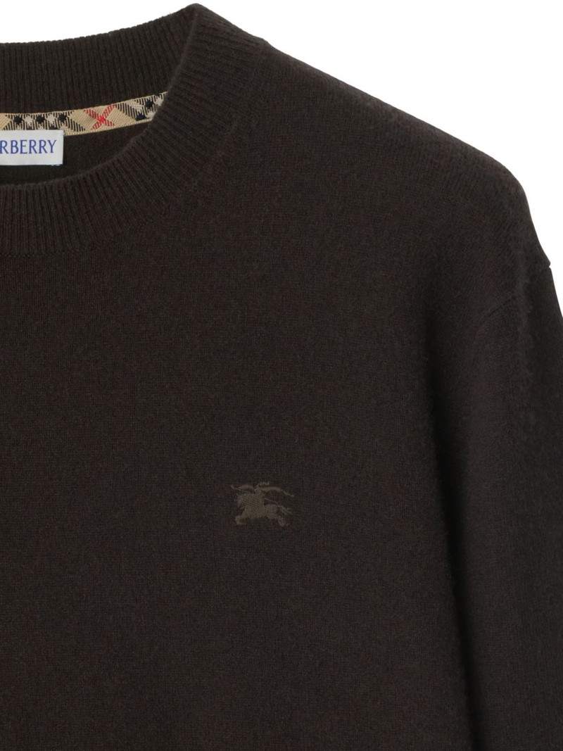 Burberry embroidered cashmere-blend sweater outlook