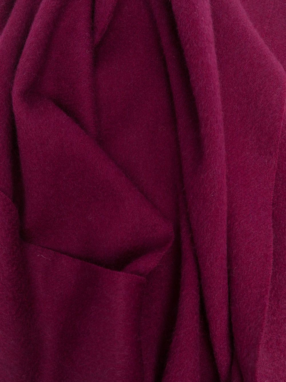 fringe-detail cashmere scarf - 3