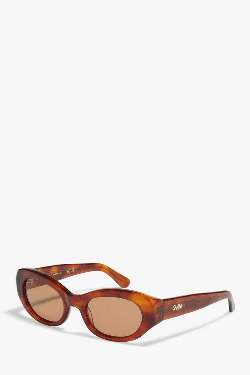 GANNI GANNI X ACE & TATE TIGER'S EYE DAKOTA SUNGLASSES outlook