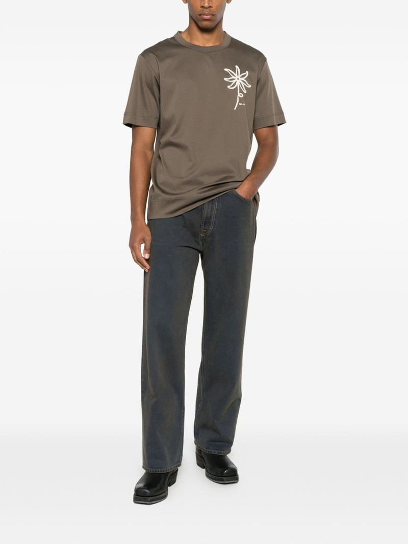 NN07 floral-motif T-shirt outlook