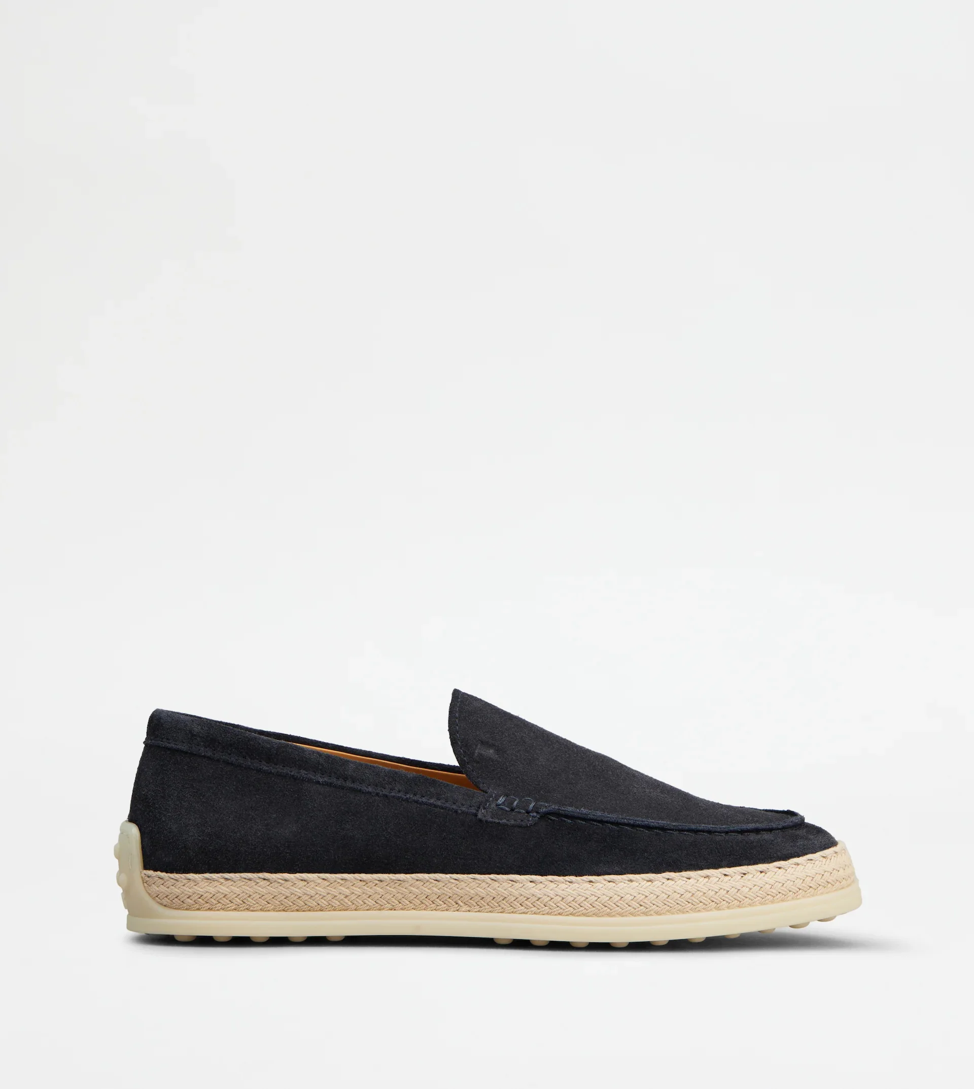 SLIPPER LOAFERS IN SUEDE - BLUE - 1