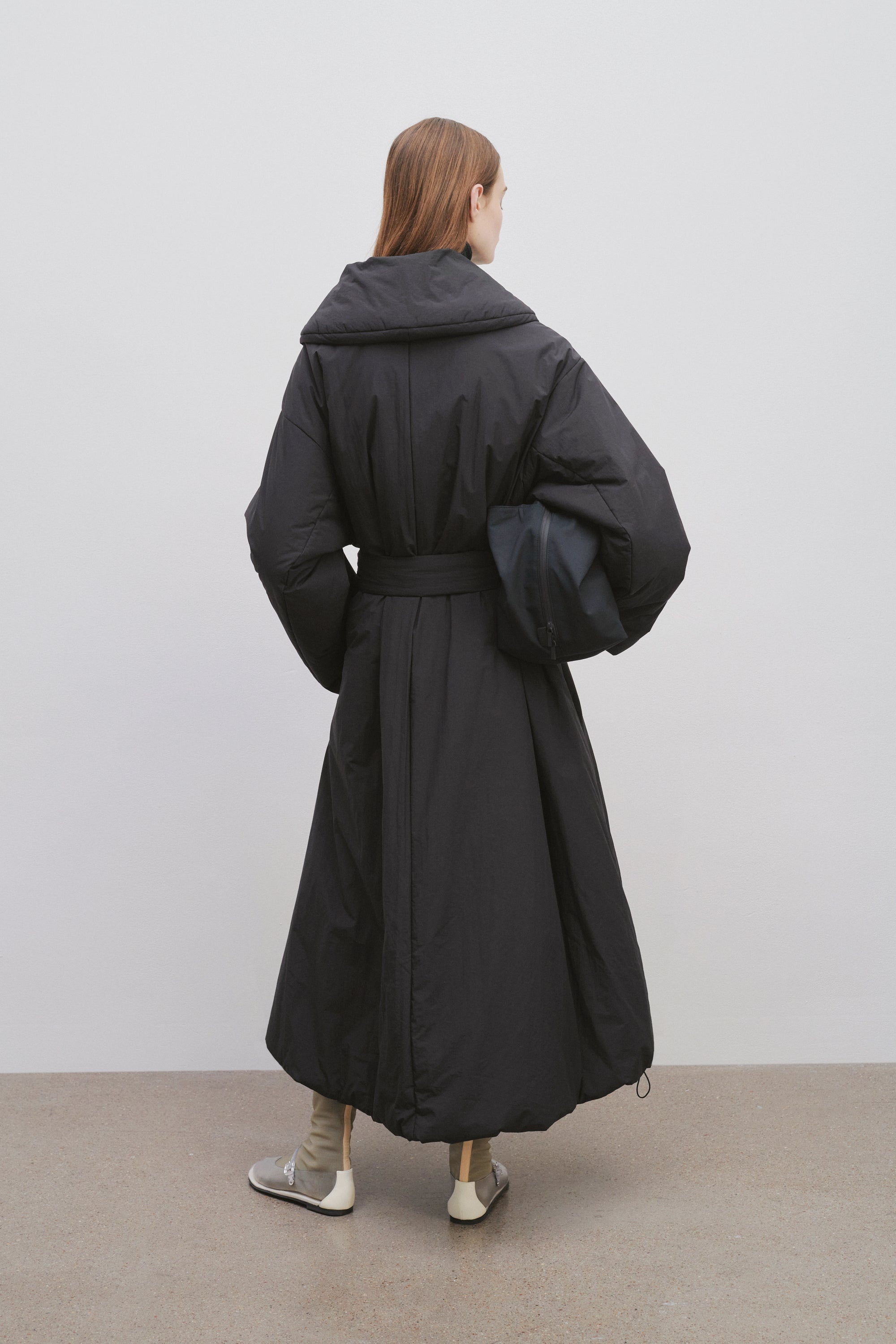 Francine Coat in Silk and Nylon - 5