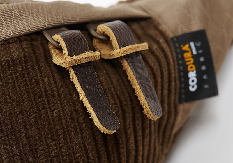 CORDUROY CROSS BODY BROWN 5