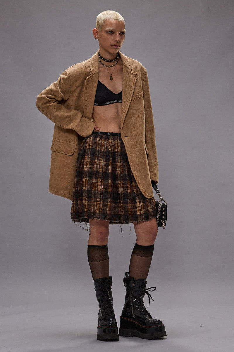 REVERSIBLE KNEE-LENGTH KILT SKIRT 1