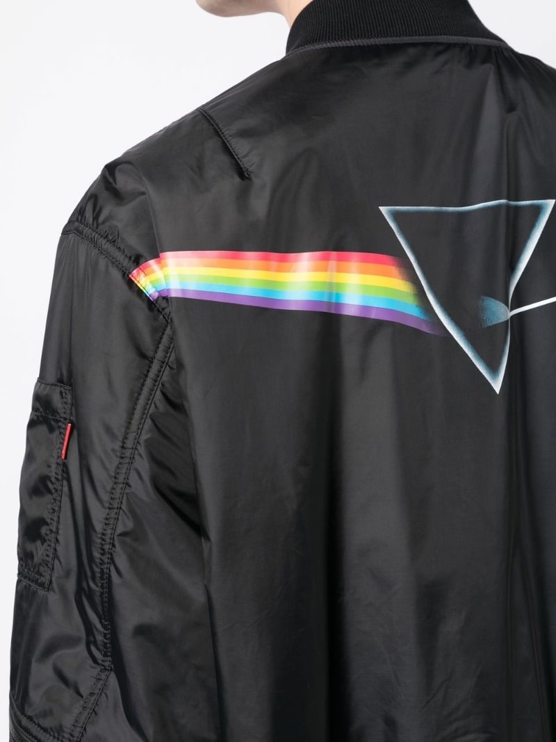 The Dark Side of the Moon-print bomber jacket - 5