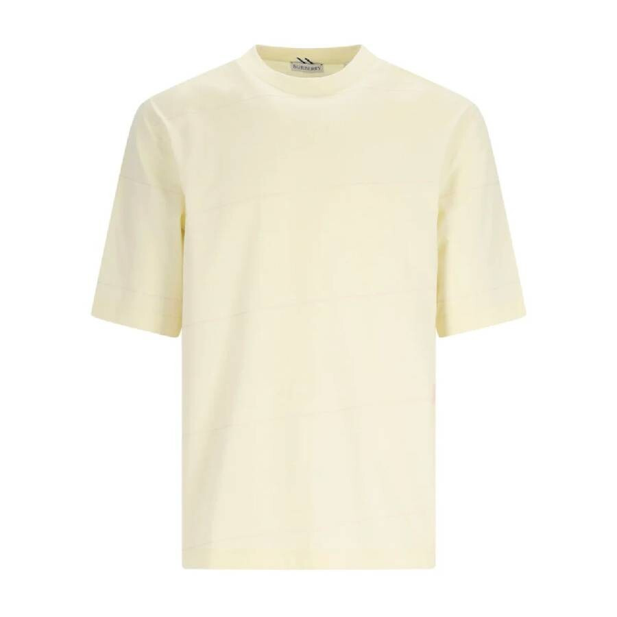 Burberry Striped Logo-Embroidered T-Shirt - 5