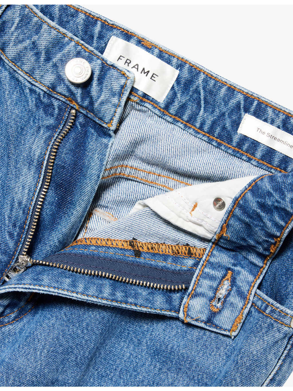 The Streamline High-Waist Straight-Leg Denim Jeans - 6
