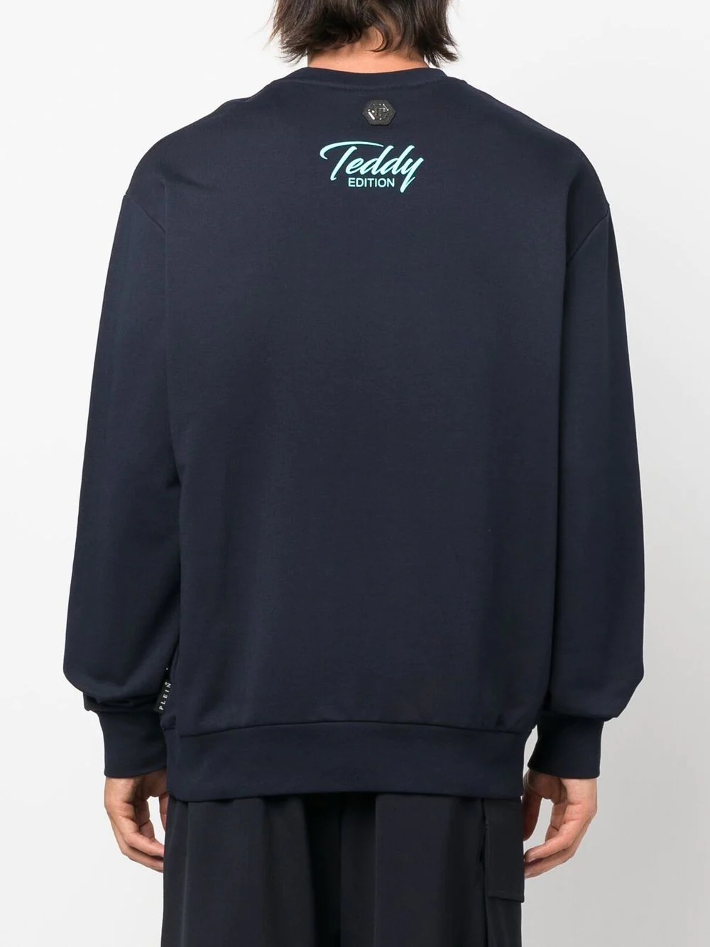 teddy-print crew-neck sweatshirt - 4