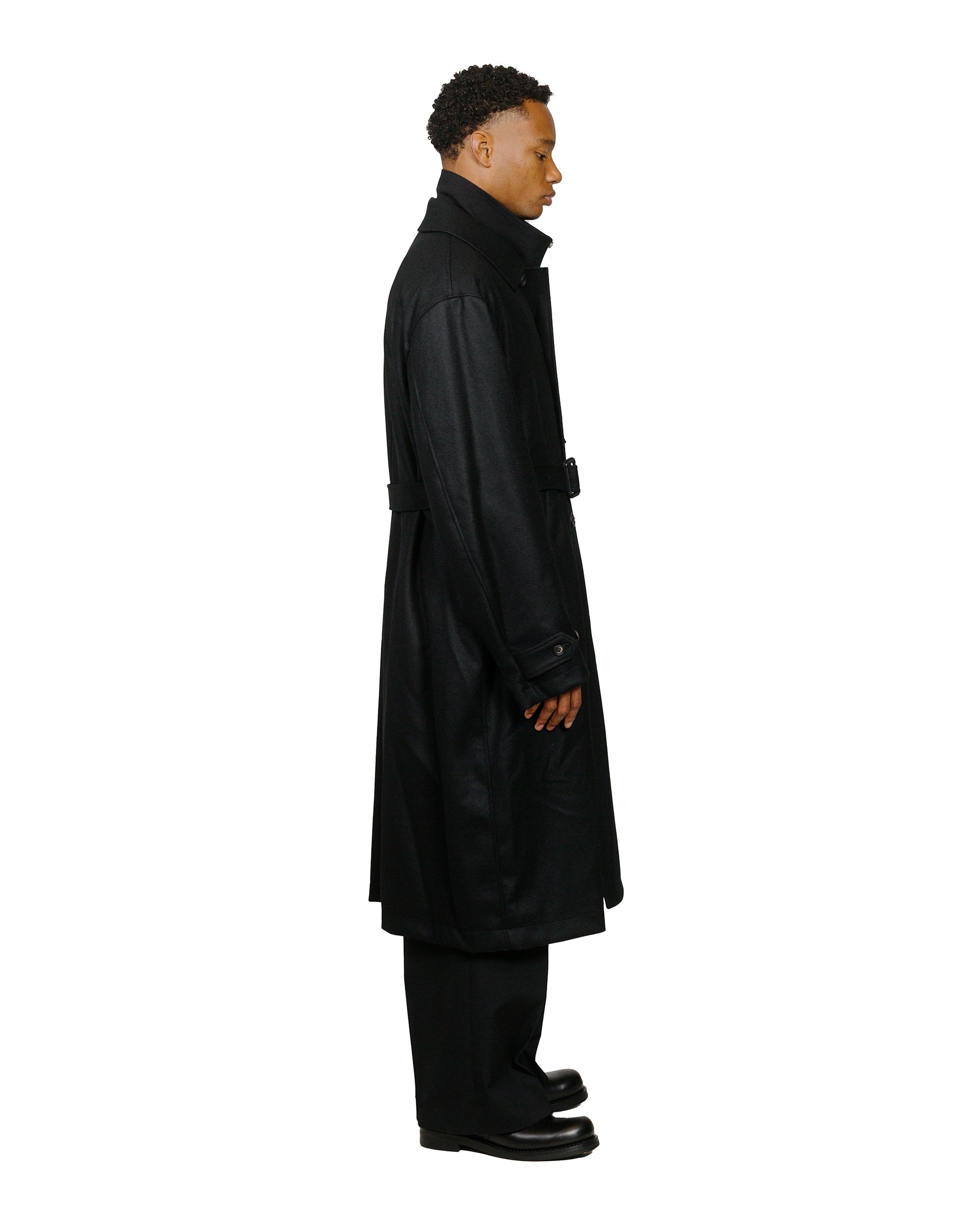 Oversized Investigated Coat Black - 3