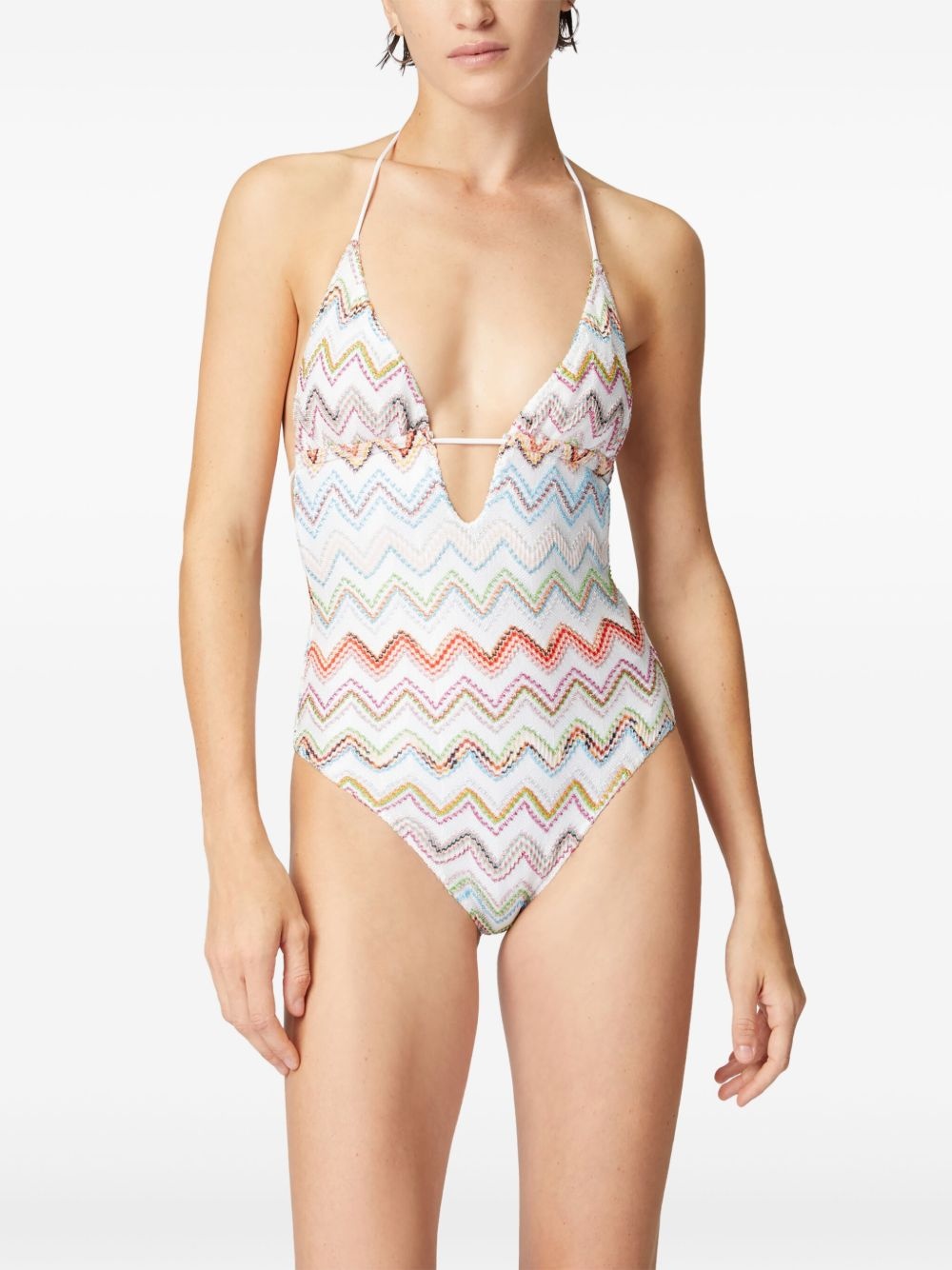 zigzag swimsuit - 3